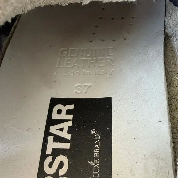 Golden Goose Lilla Women Black and Pink Star Sneakers size 37/7 - Picture 10 of 11